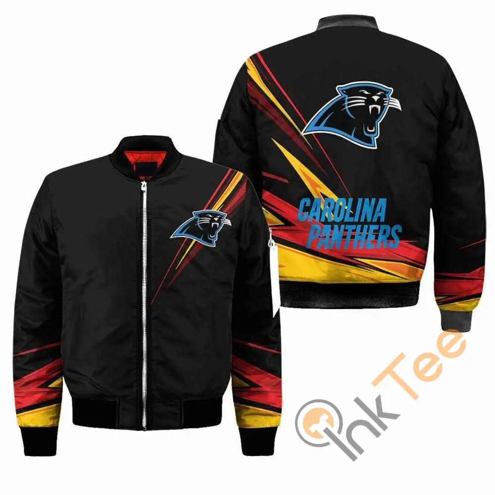 Carolina Panthers Nfl Black  Apparel Best Christmas Gift For Fans Bomber Jacket