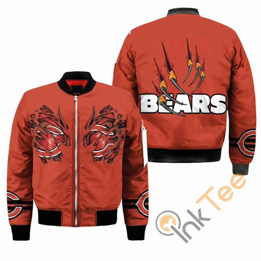 Chicago Bears NFL Claws  Apparel Best Christmas Gift For Fans Bomber Jacket