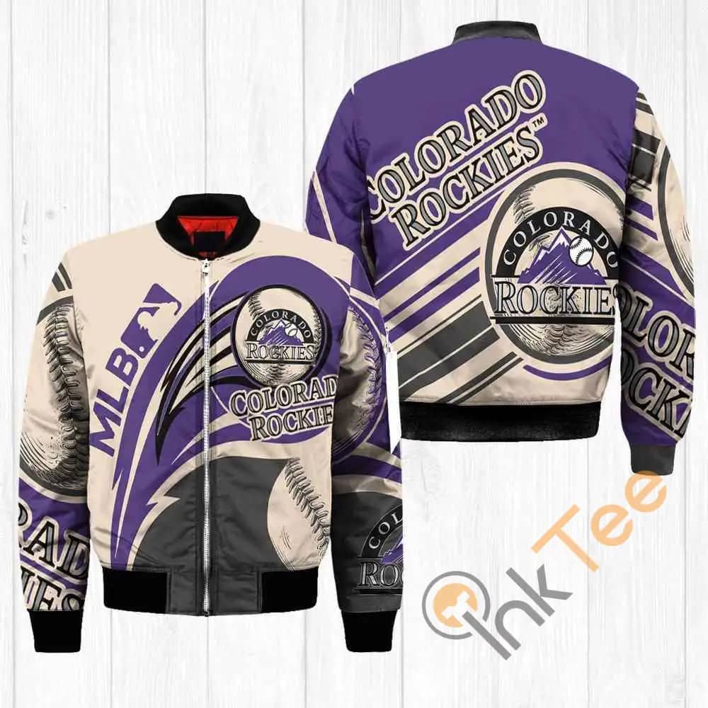 Colorado Rockies MLB Balls  Apparel Best Christmas Gift For Fans Bomber Jacket