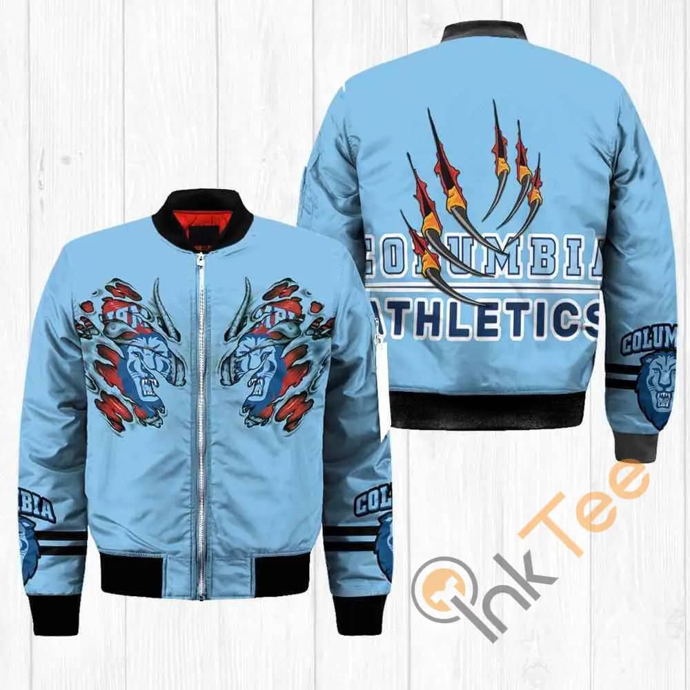Columbia Lions Ncaa Claws  Apparel Best Christmas Gift For Fans Bomber Jacket