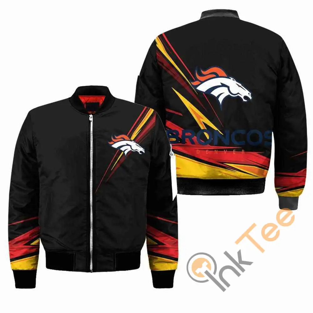 Denver Broncos NFL Black  Apparel Best Christmas Gift For Fans Bomber Jacket
