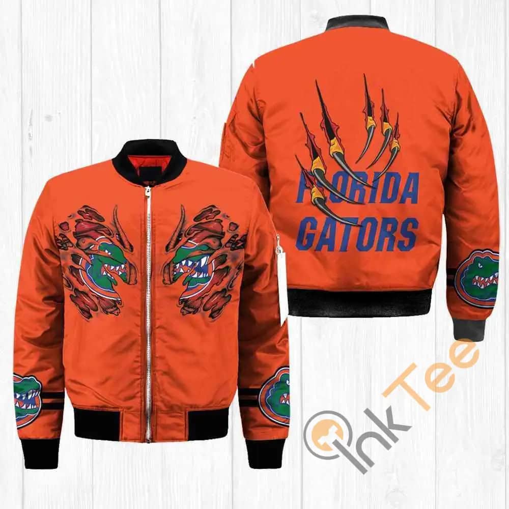 Florida Gators Ncaa Claws  Apparel Best Christmas Gift For Fans Bomber Jacket