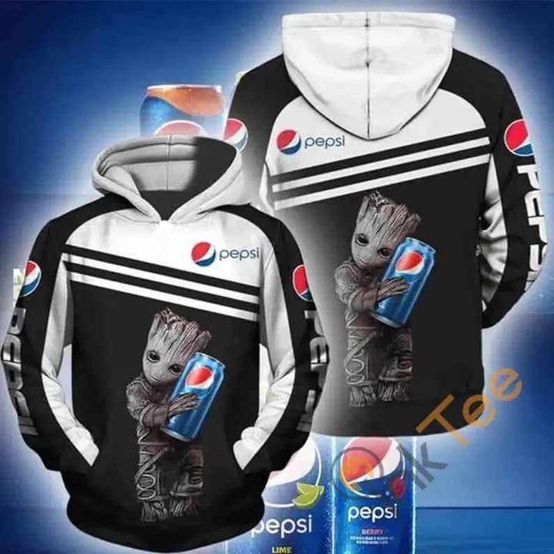 Groot Hug Pepsi Hoodie 3d