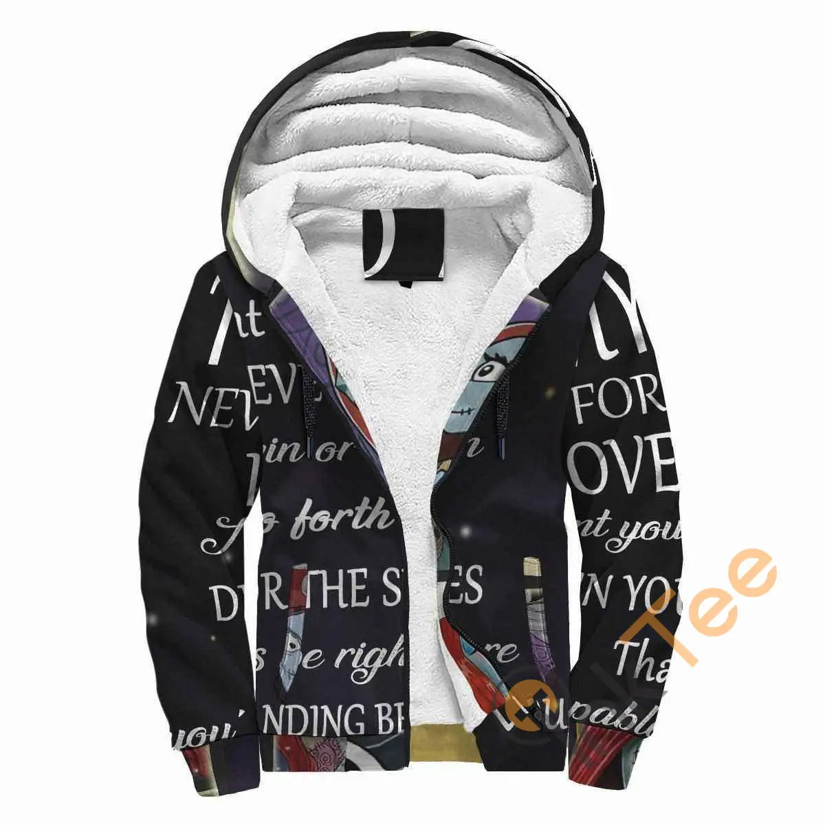 Happily Ever After VV Jack And Sally Fleece Zipper