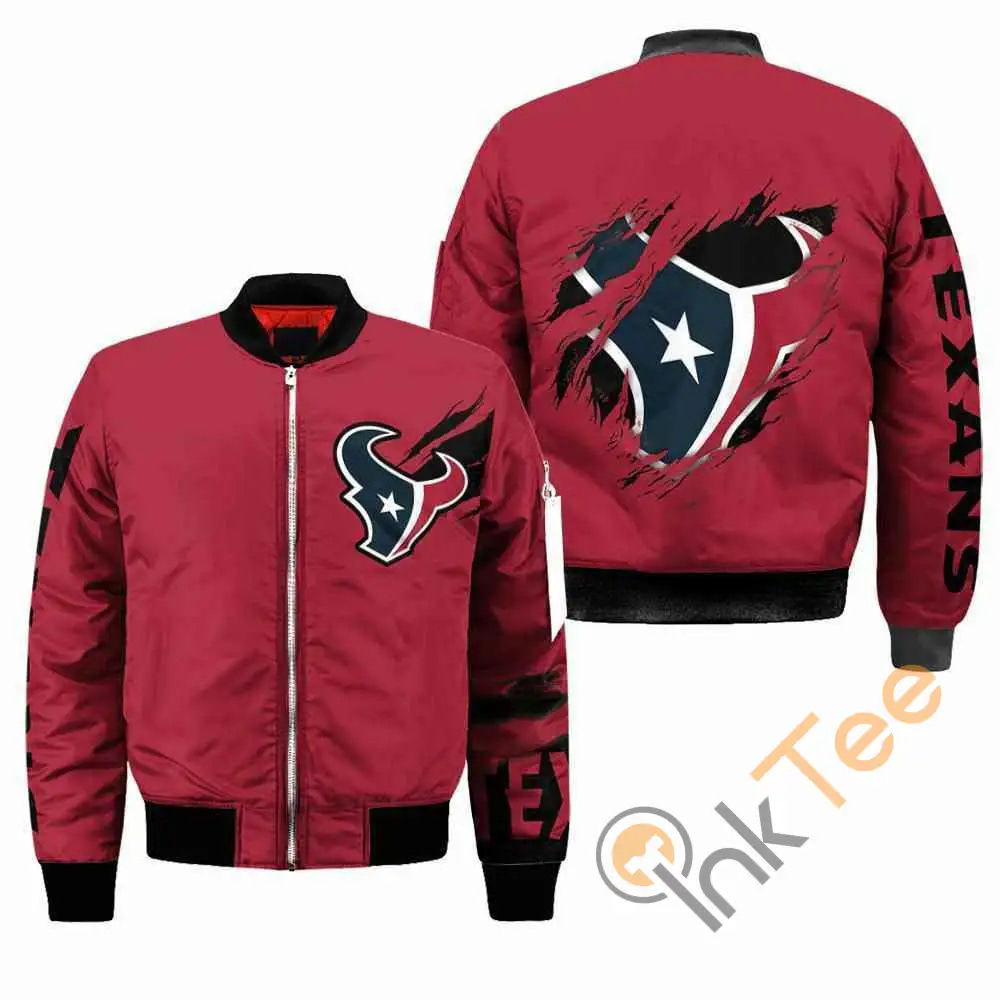Houston Texans Nfl  Apparel Best Christmas Gift For Fans Bomber Jacket