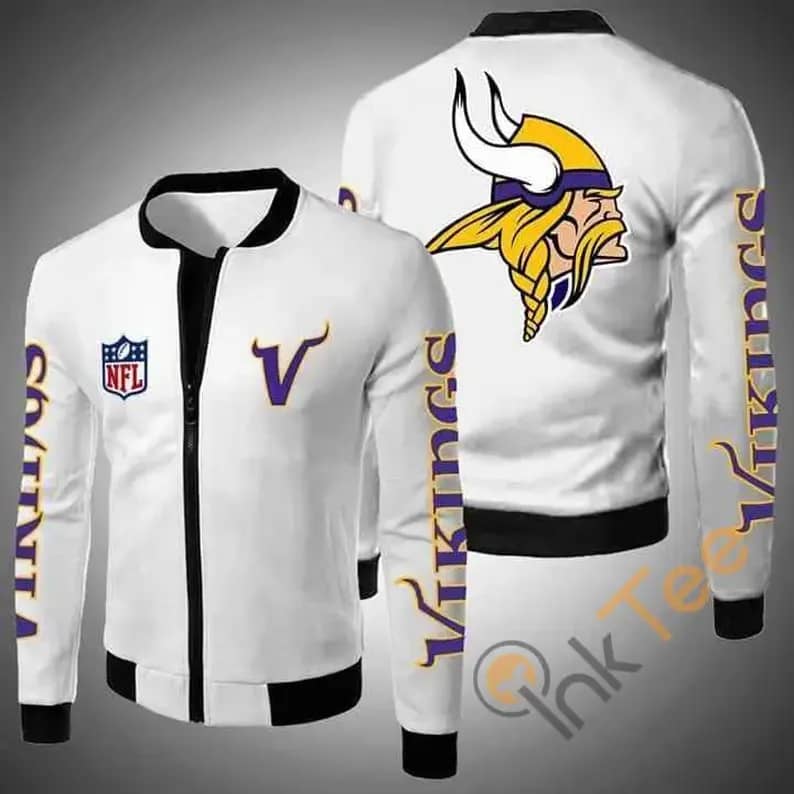 Minnesota Vikings Nfl Bomber Jacket 3D Jacket