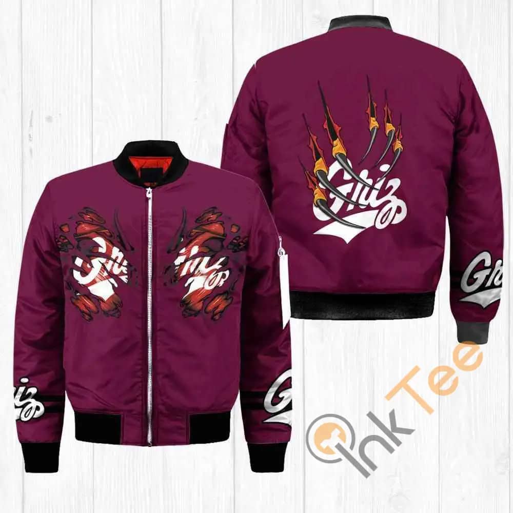Montana Grizzlies NCAA Claws  Apparel Best Christmas Gift For Fans Bomber Jacket