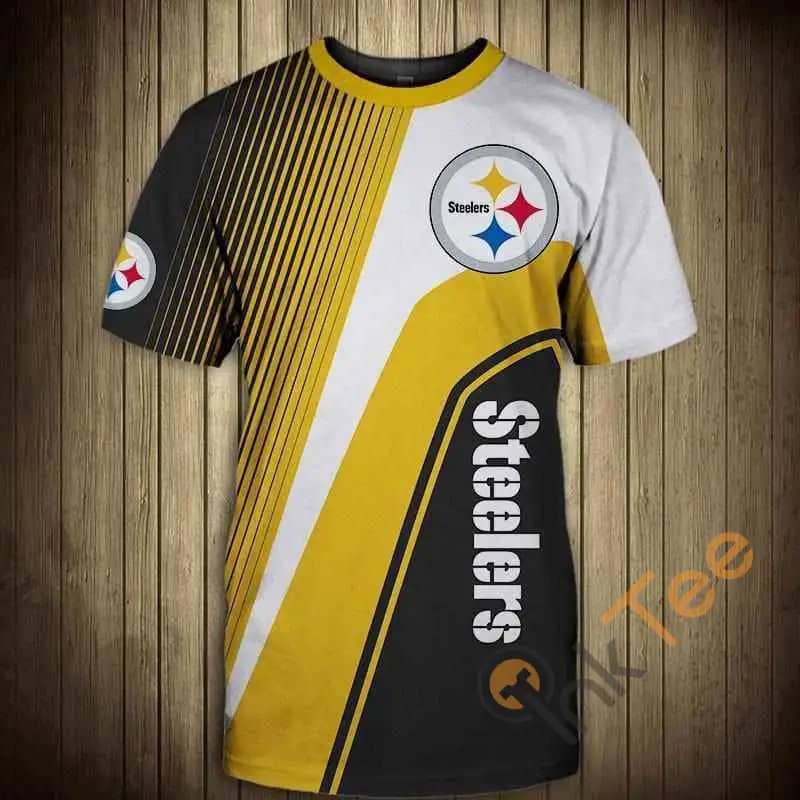 NFL T Shirt 3D Custom Pittsburgh Steelers T Shirts Cheap For Fans 3D T-shirts