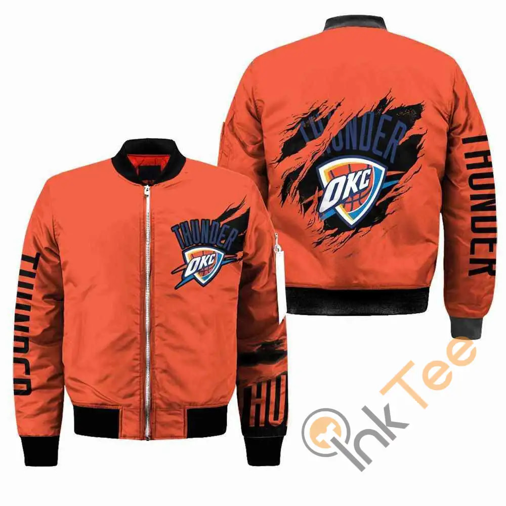 Oklahoma City Thunder NBA  Apparel Best Christmas Gift For Fans Bomber Jacket