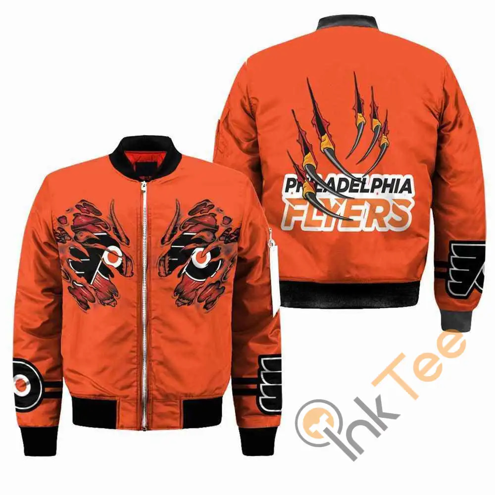 Philadelphia Flyers NHL Claws  Apparel Best Christmas Gift For Fans Bomber Jacket
