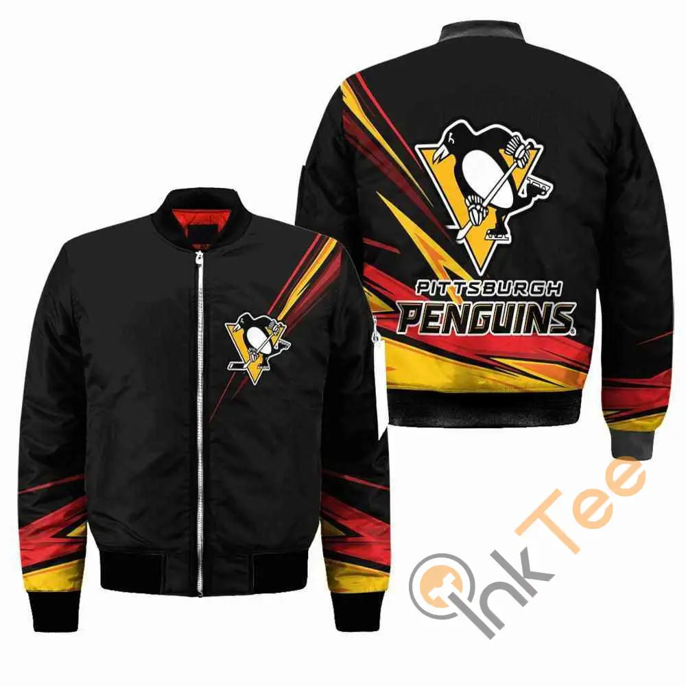 Pittsburgh Penguins NHL Black  Apparel Best Christmas Gift For Fans Bomber Jacket