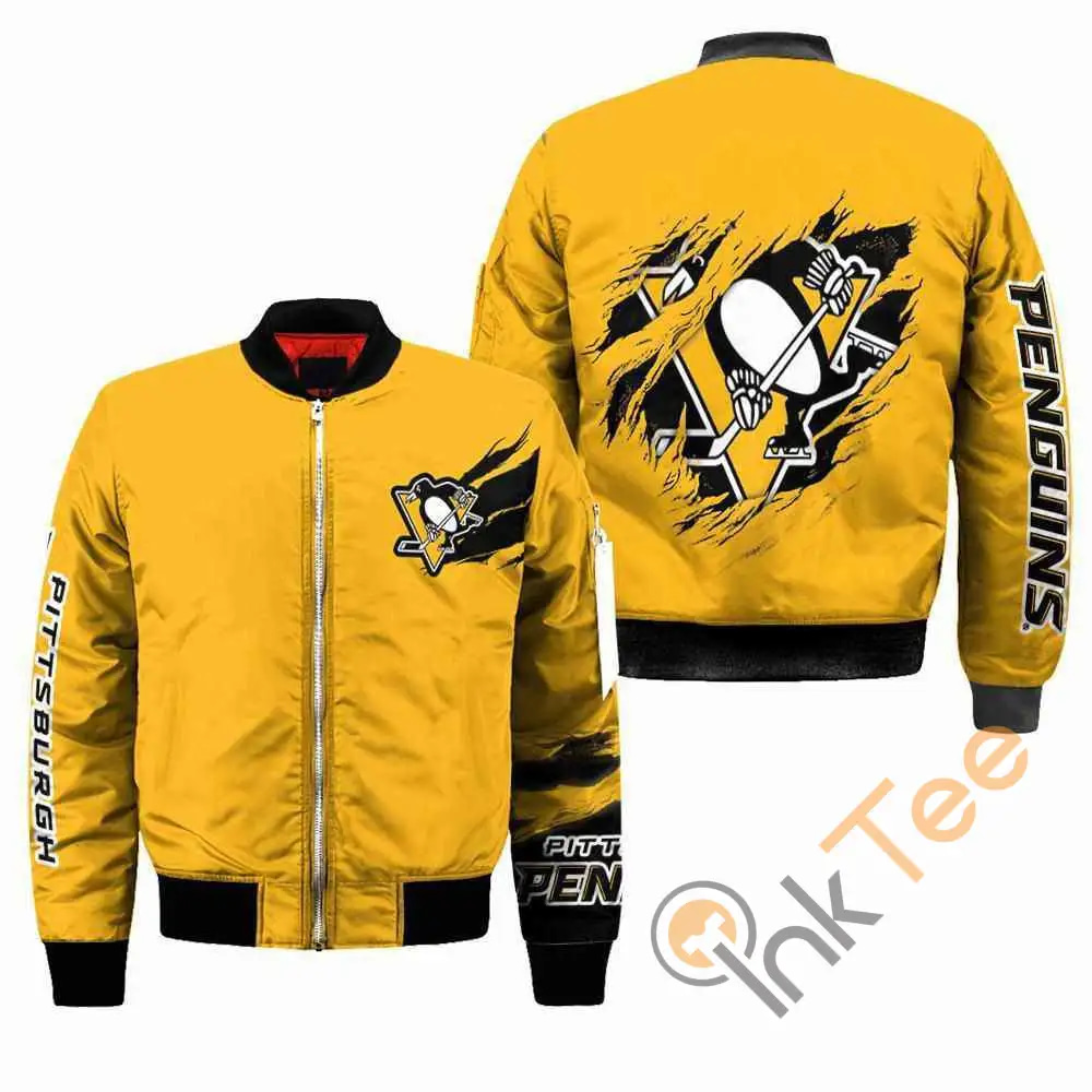 Pittsburgh Penguins Nhl  Apparel Best Christmas Gift For Fans Bomber Jacket