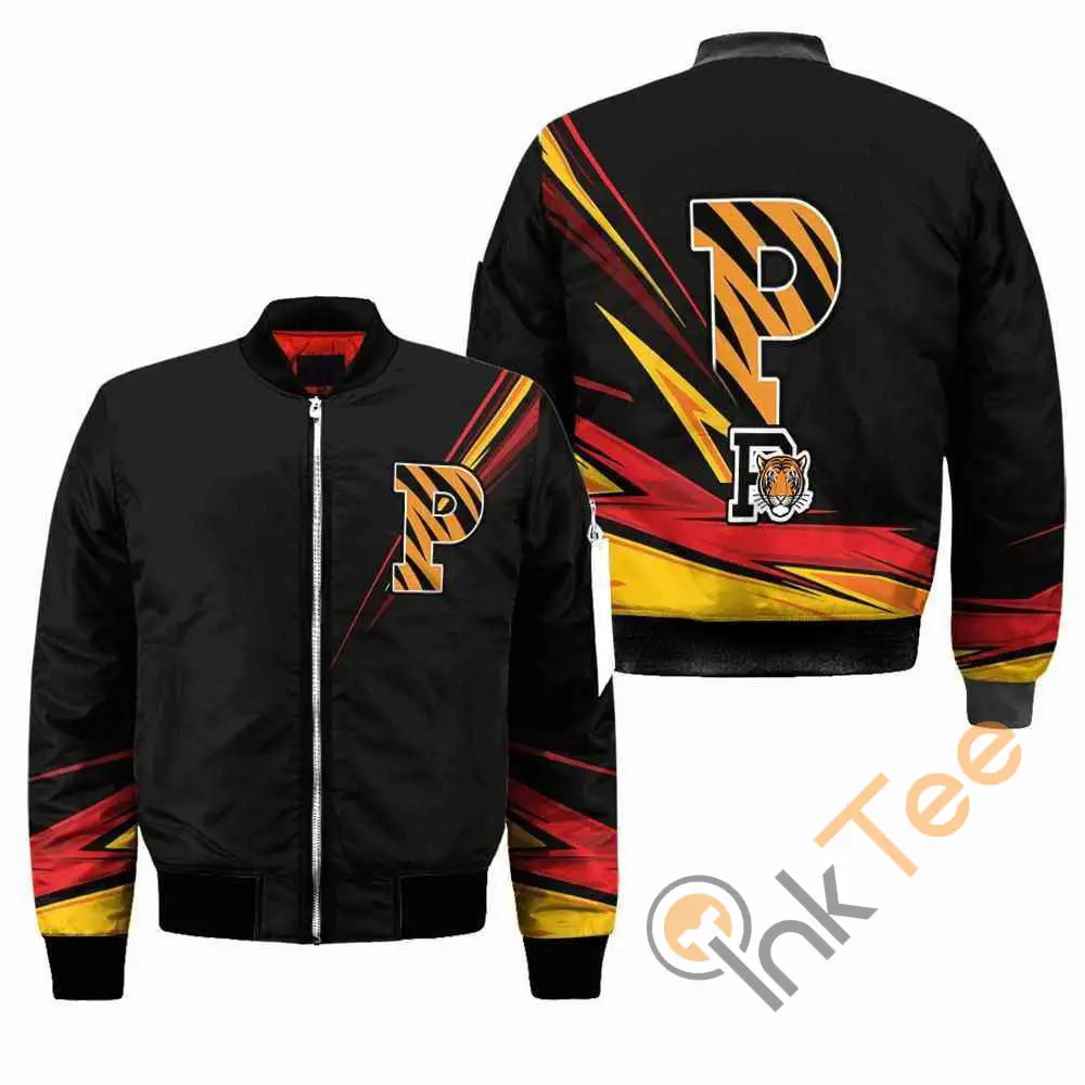 Princeton Tigers Ncaa Black  Apparel Best Christmas Gift For Fans Bomber Jacket