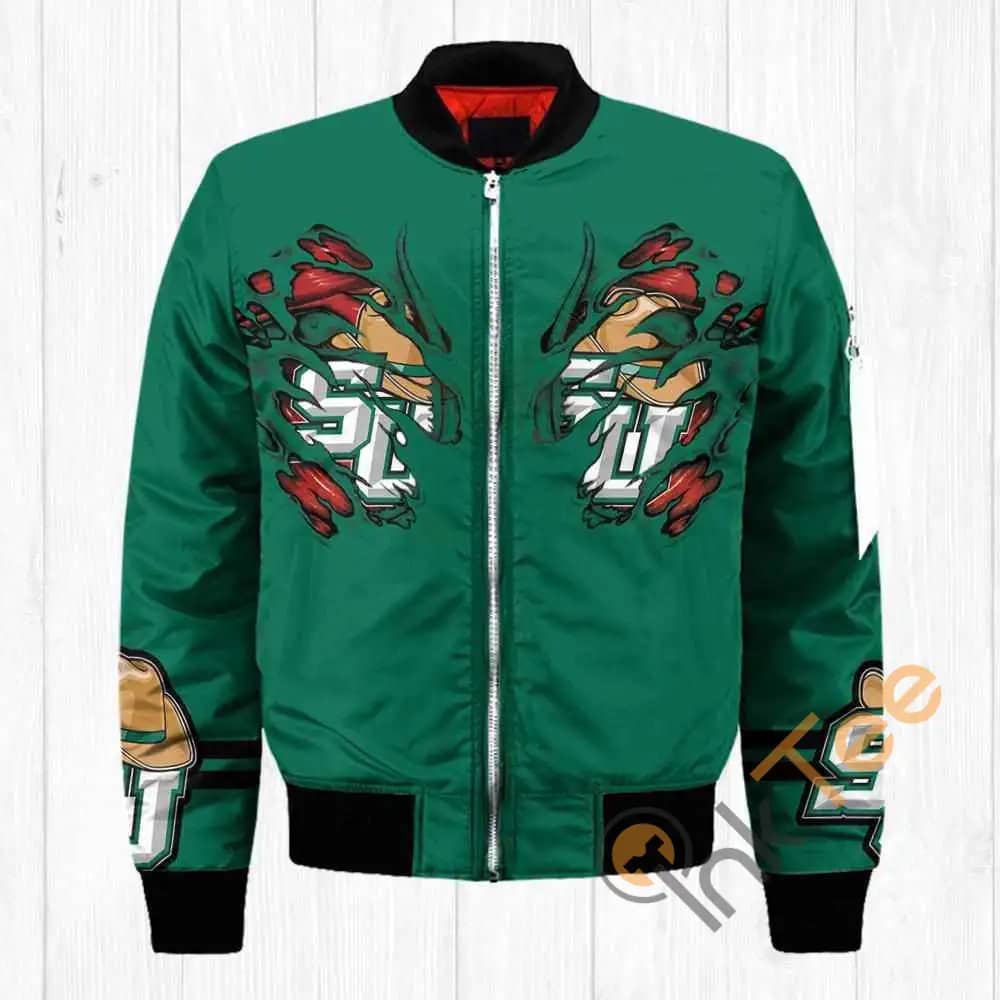 Stetson Hatters Ncaa Claws  Apparel Best Christmas Gift For Fans Bomber Jacket