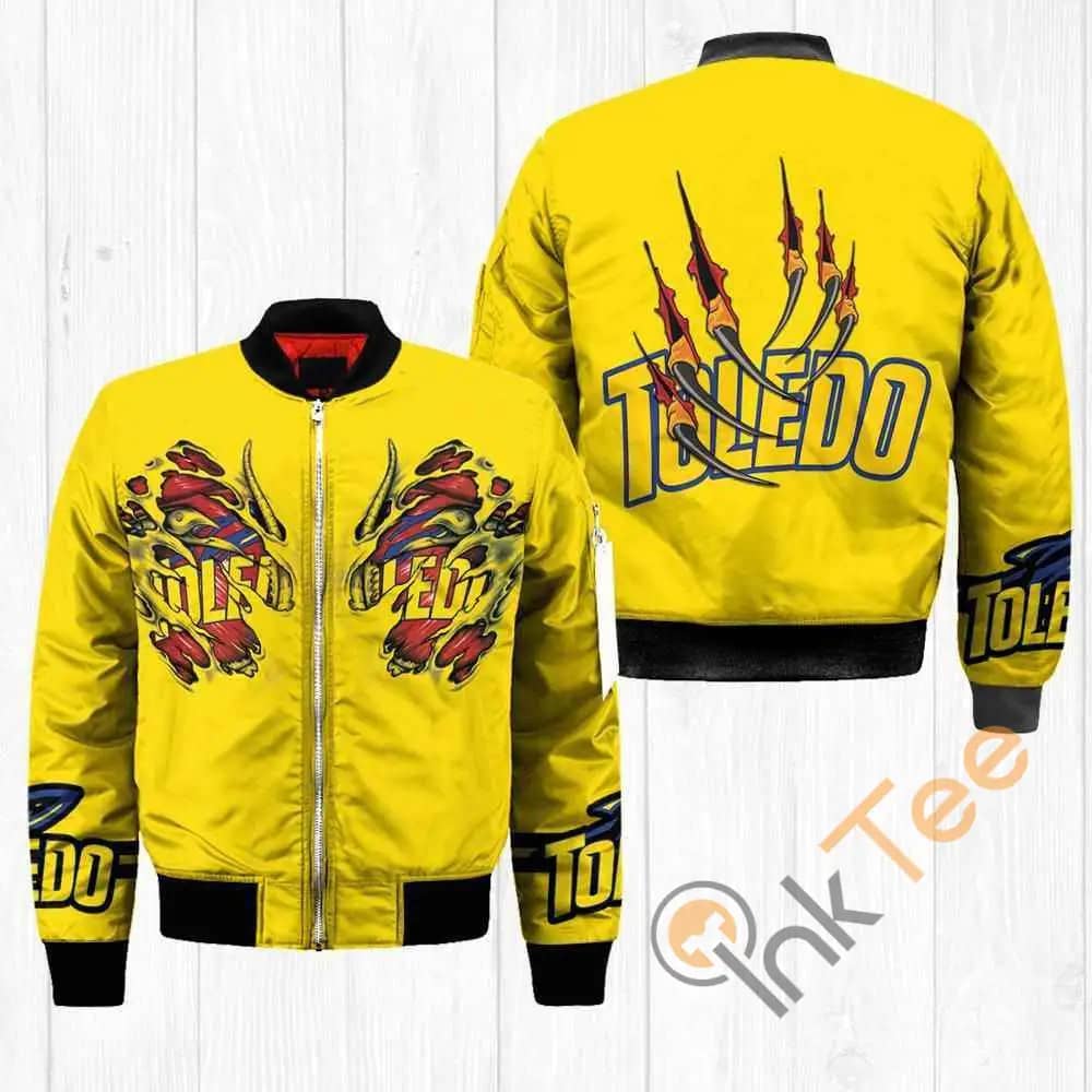 Toledo Rockets Ncaa Claws  Apparel Best Christmas Gift For Fans Bomber Jacket