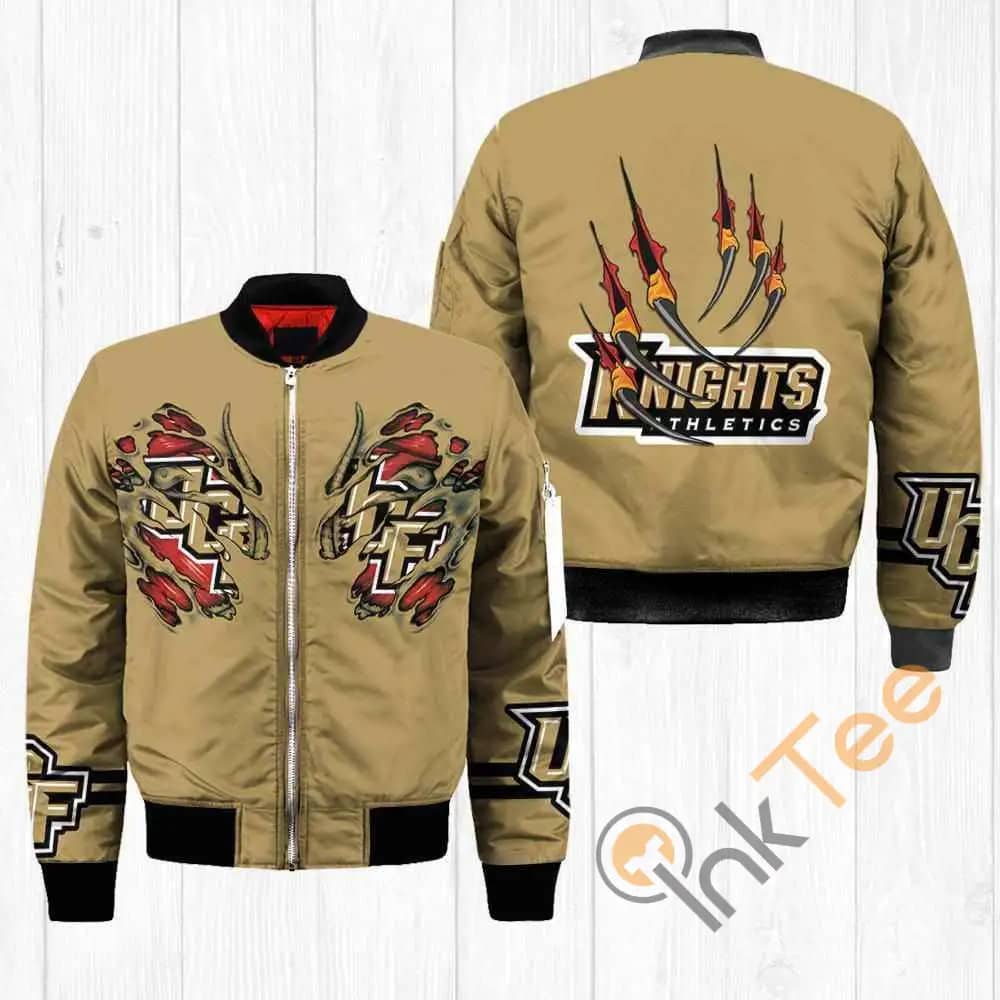 UCF Knights NCAA Claws  Apparel Best Christmas Gift For Fans Bomber Jacket