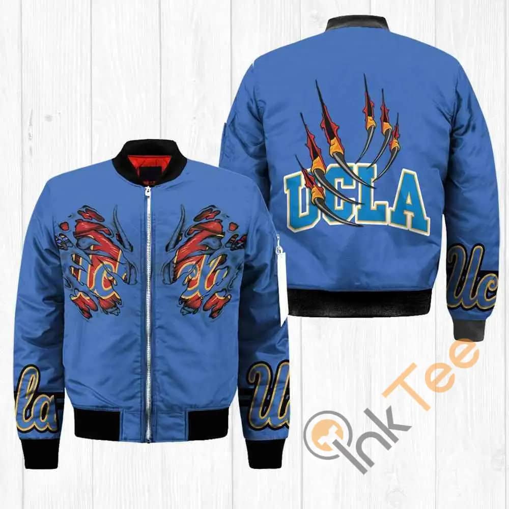 Ucla Bruins Ncaa Claws  Apparel Best Christmas Gift For Fans Bomber Jacket