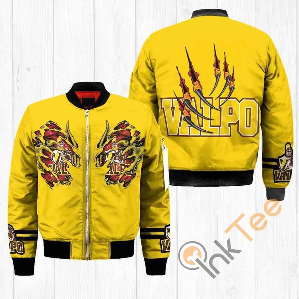 Valparaiso Crusaders Ncaa Claws  Apparel Best Christmas Gift For Fans Bomber Jacket