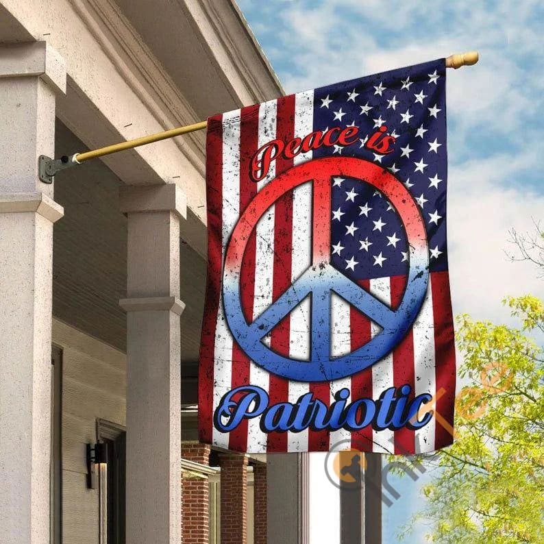 4Th Of July Peace Is Patriot United States America Independence Day Memory Sku 0271 House Flag