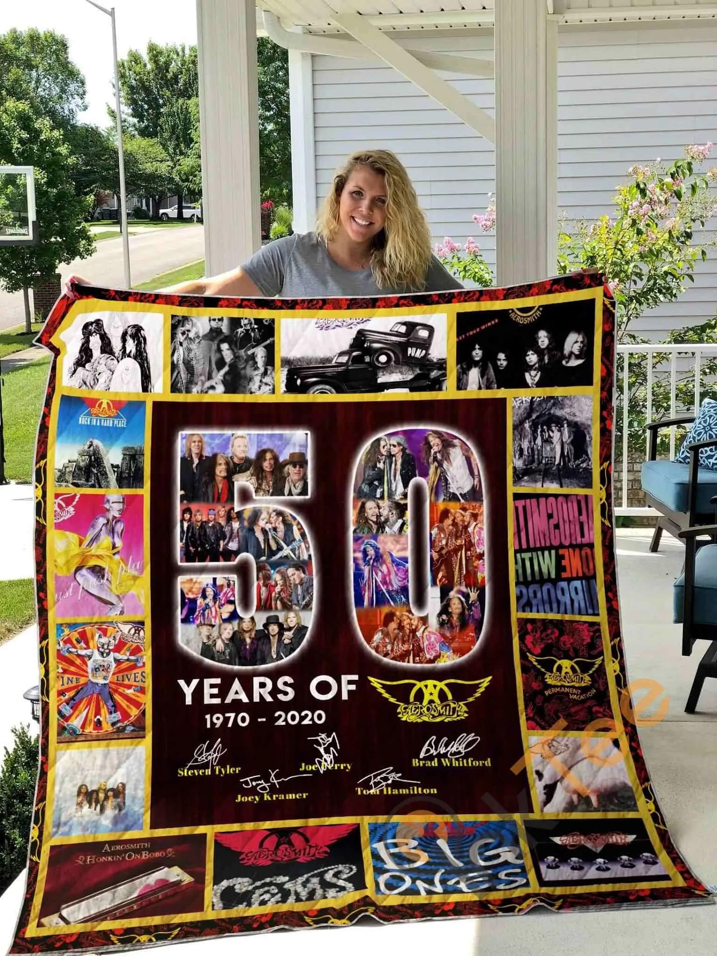 50 Years Of Aerosmith  Blanket TH0309 Quilt