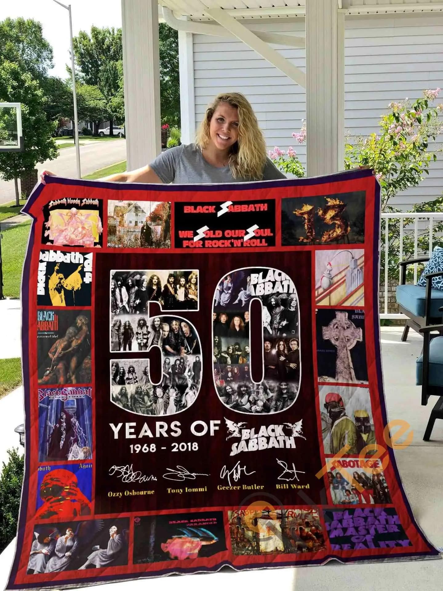 50 Years Of Black Sabbath  Blanket TH0309 Quilt