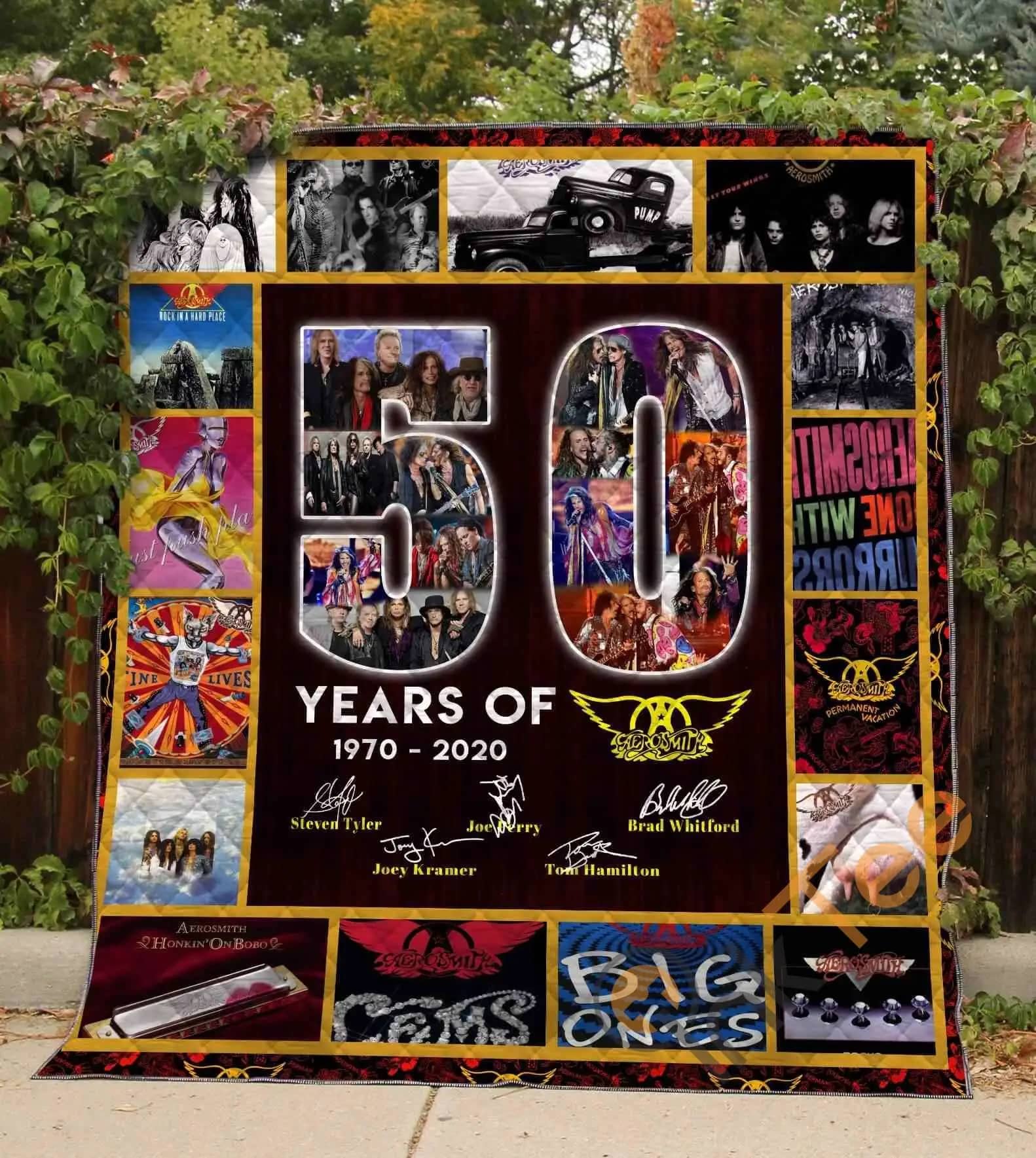50 Years Of NEW Aerosmith  Blanket TH0309 Quilt