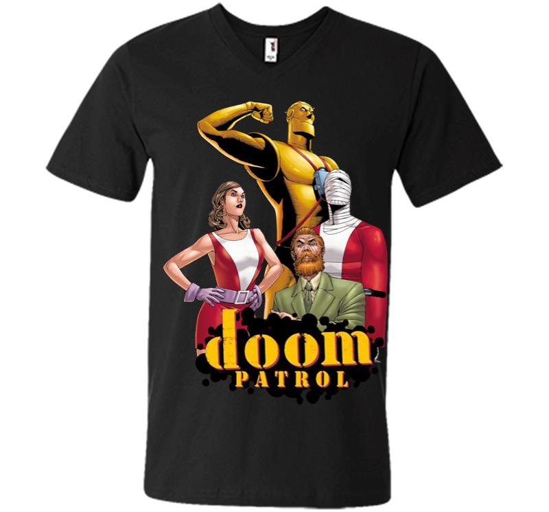 Doom Patrol Classic Comics V-Neck T-Shirt