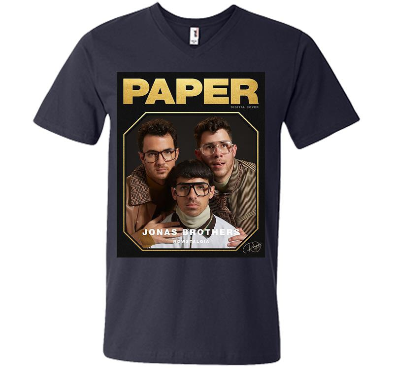 Inktee Store - Paperpictureday Jonas Brothers V-Neck T-Shirt Image