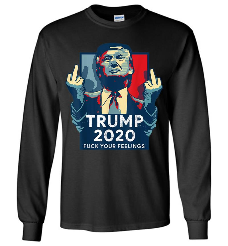 Retro Vintage Donald Trump For President 2020 Long Sleeve T-Shirt