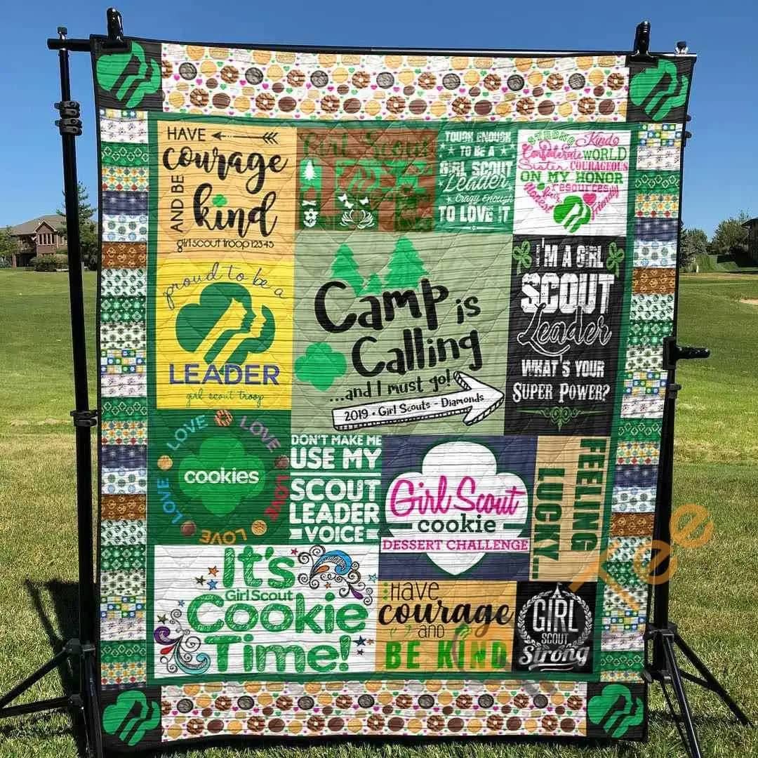 A Girl Scout Strong  Blanket TH0107 Quilt