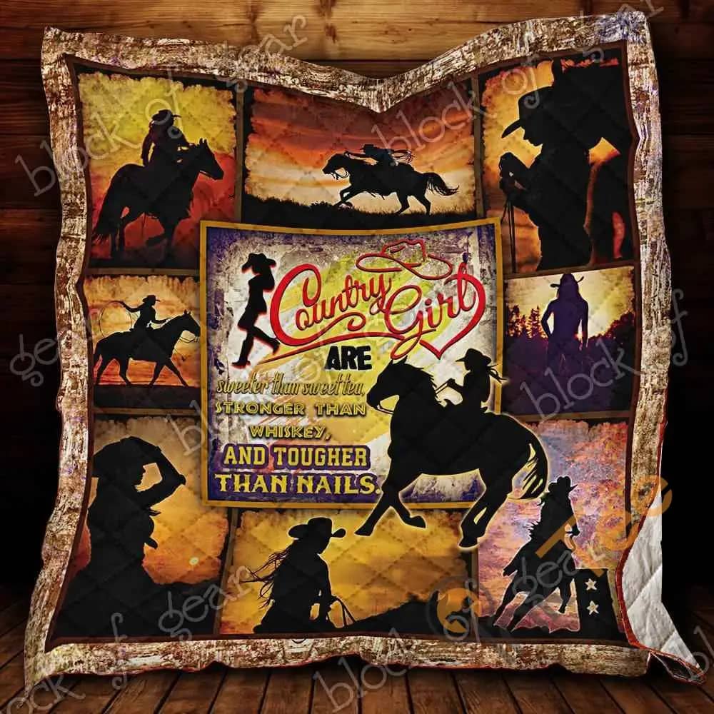 A Perfect Country Girl  Blanket Kc1807 Quilt