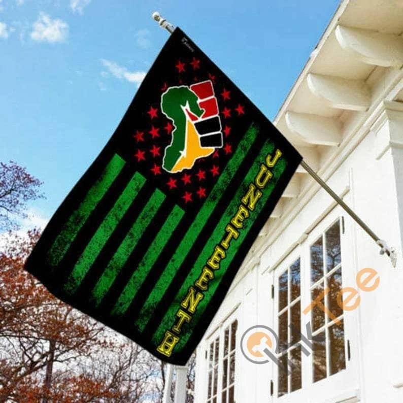 African Us Sku 0182 House Flag