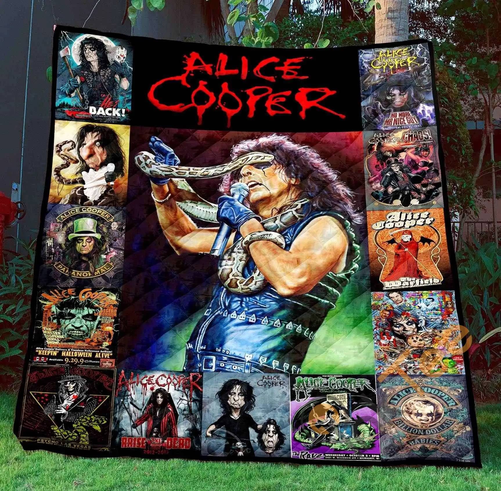 Alice Cooper  Blanket Th1507 Quilt