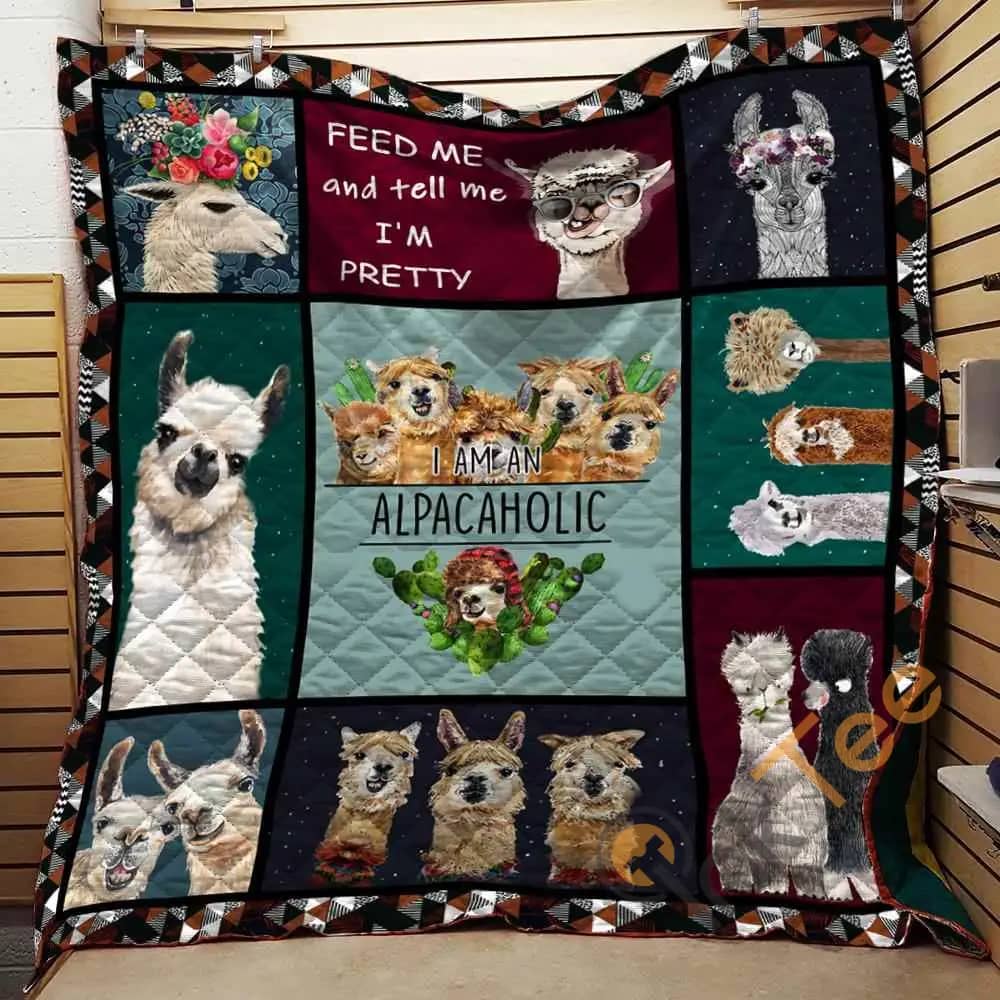 Alpacaholic  Blanket TH1707 Quilt