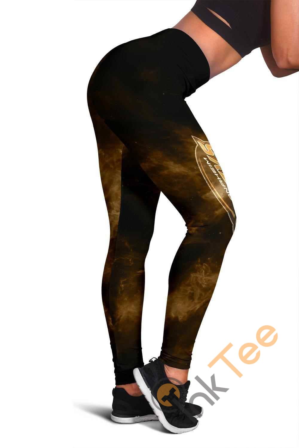 Inktee Store - Anaheim Ducks 3D All Over Print For Yoga Fitness Women'S Leggings Image