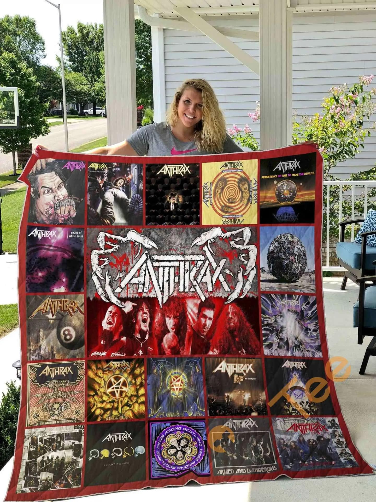 Anthrax Style 2  Blanket TH1707 Quilt