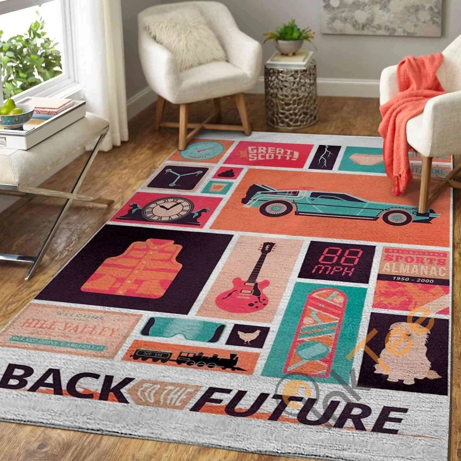 Back To The Future Area  Amazon Best Seller Sku 1585 Rug