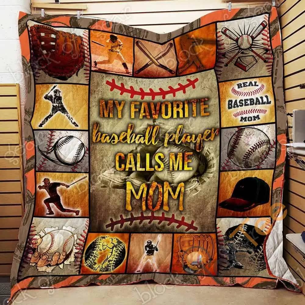 Baseball Mom  Blanket Kc1307 Quilt