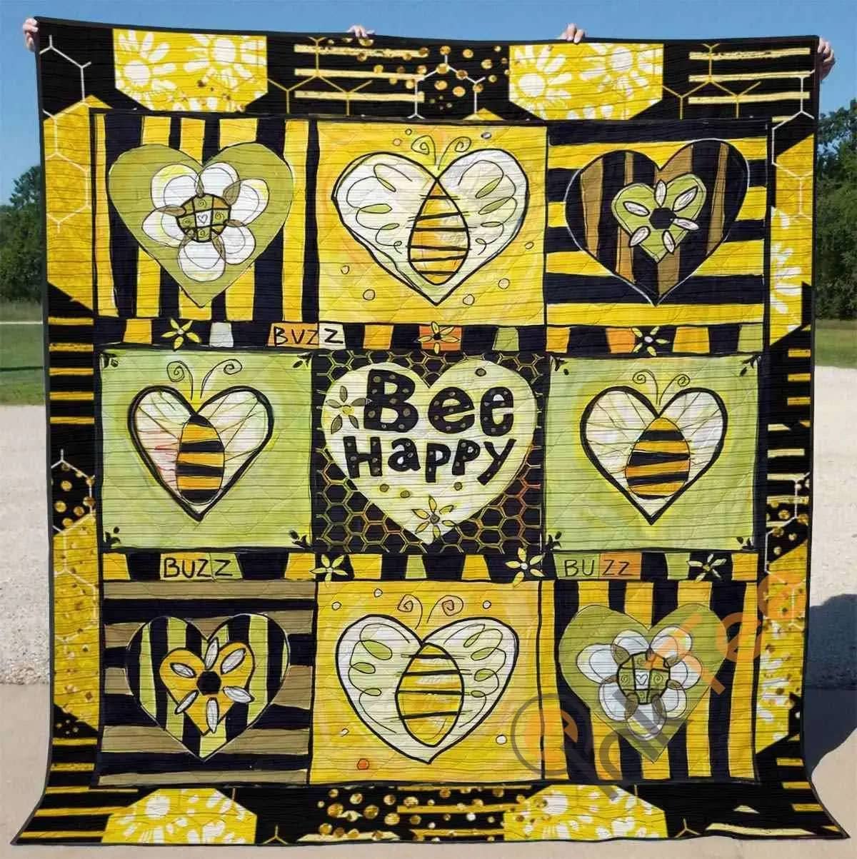 Bee Happy  Blanket TH0107 Quilt