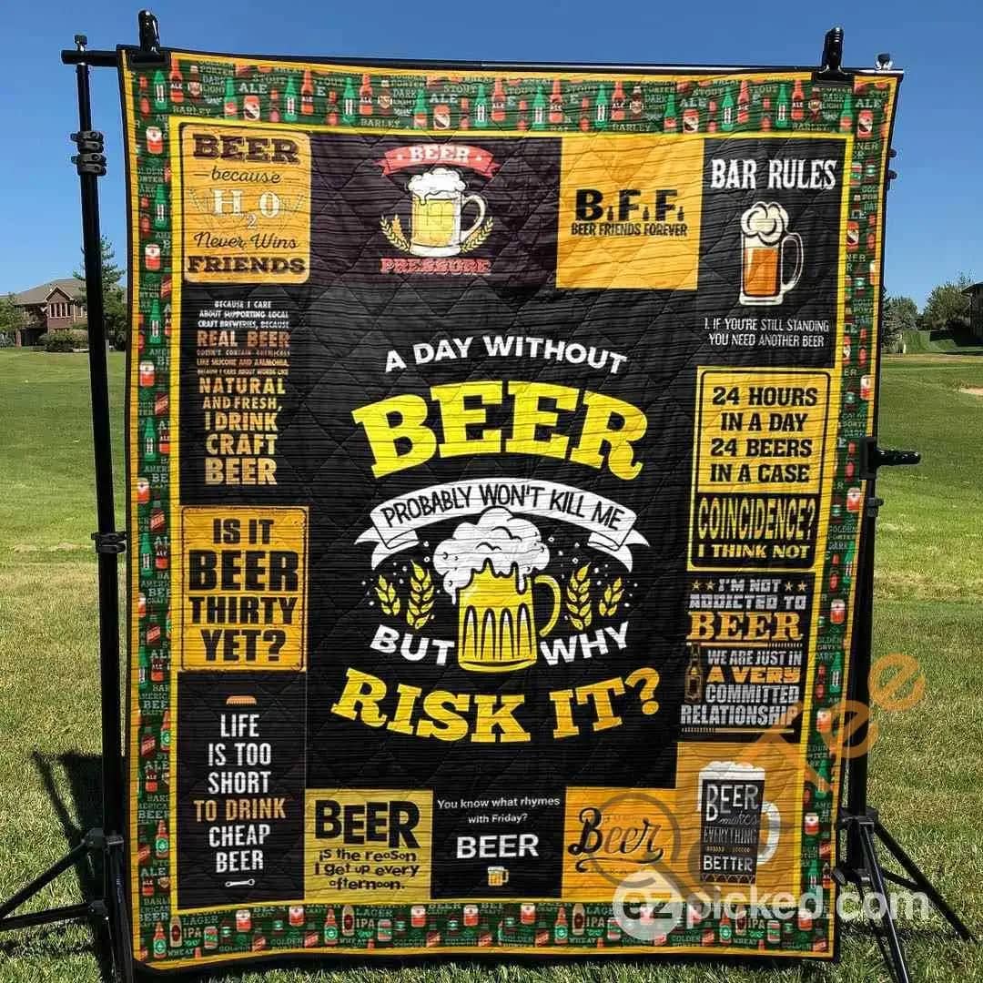 Beer And Friends  Blanket TH0107 Quilt