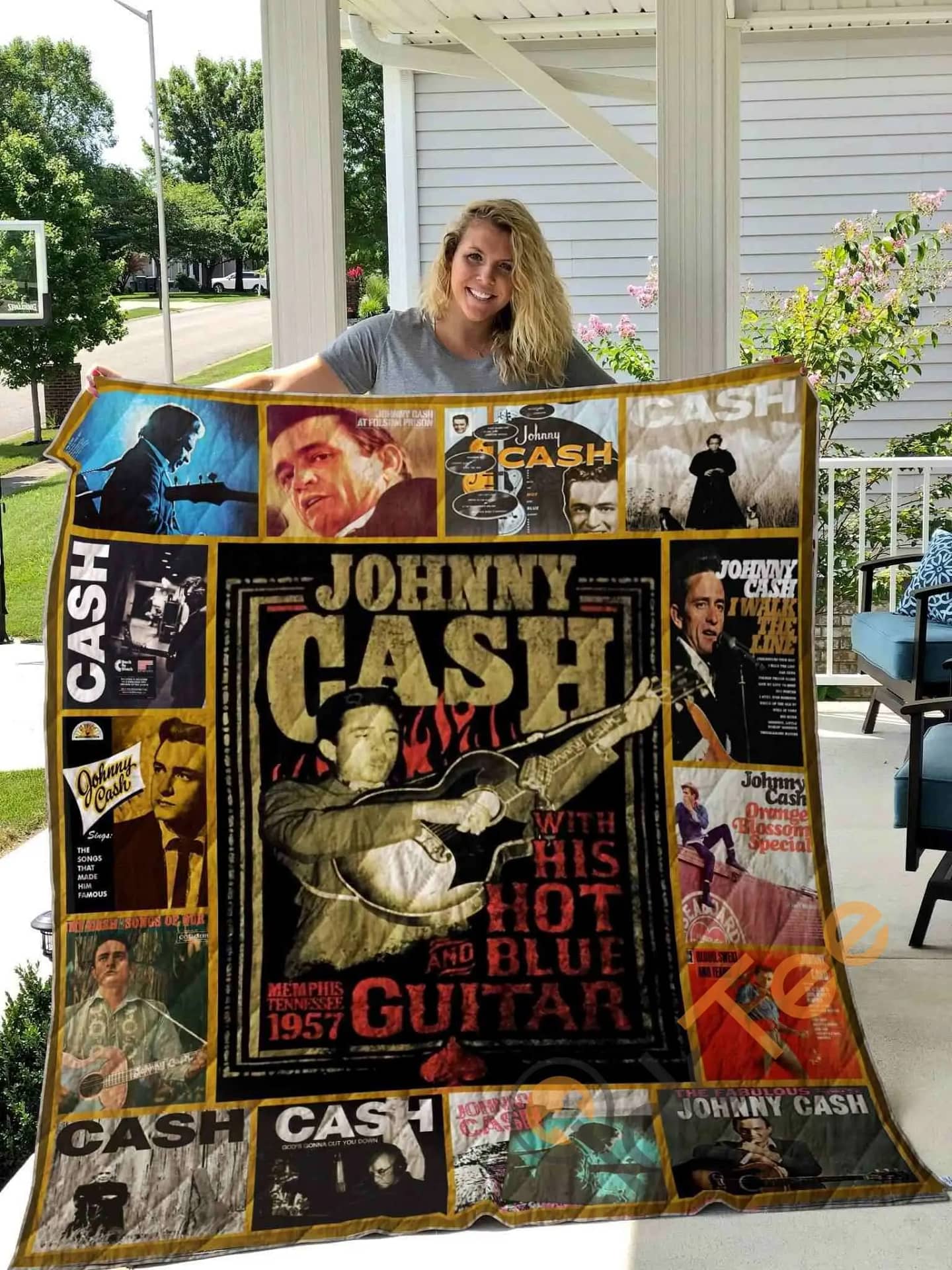 Best Of Johnny Cash  Blanket TH0309 Quilt