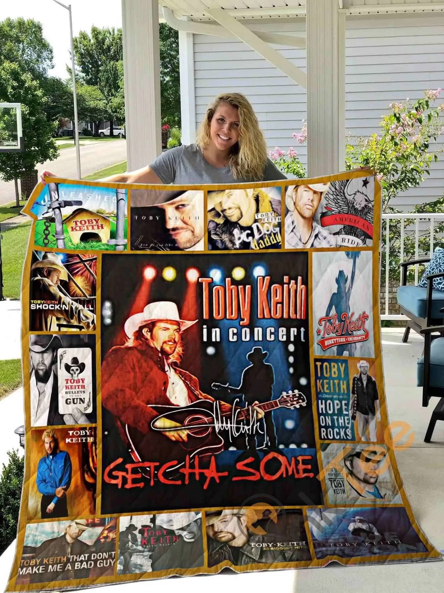 Best Of Toby Keith In Concert  Blanket TH0309 Quilt