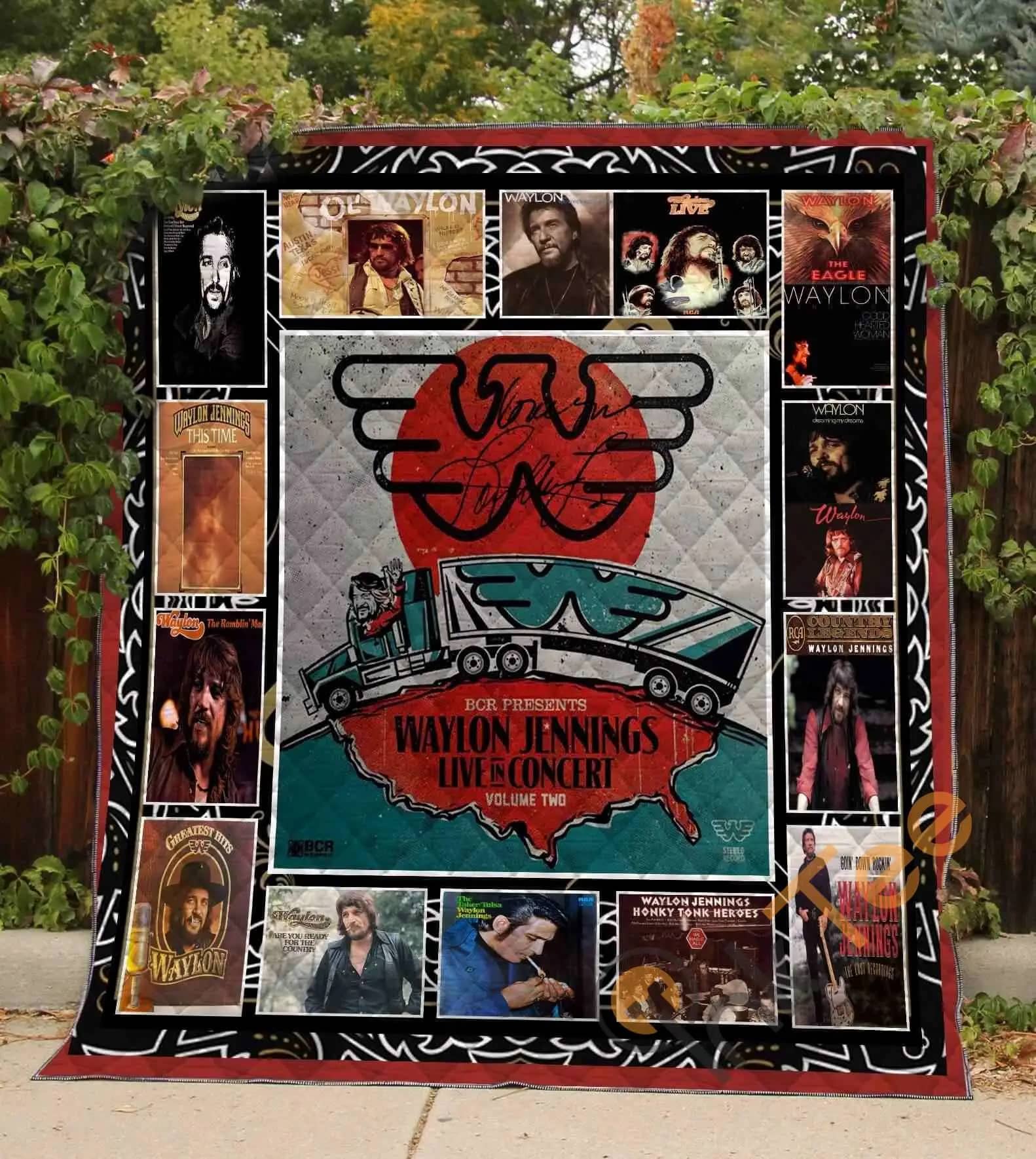 Best Of Waylon Jennings  Blanket TH0309 Quilt