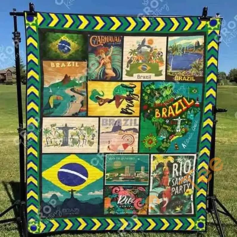Brazil 2  Blanket Th1307 Quilt