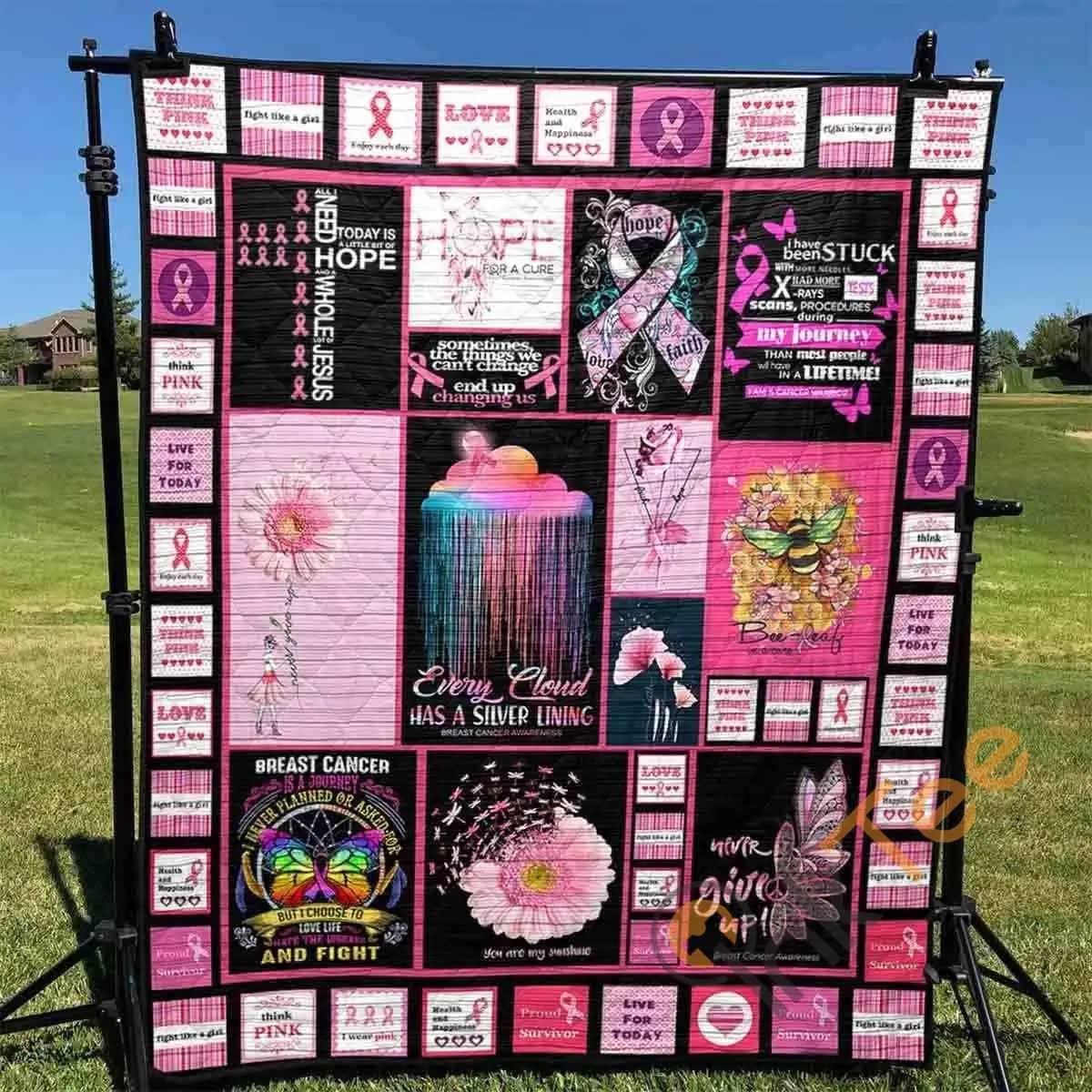 Breast Cancer Awareness  Blanket TH0107 Quilt