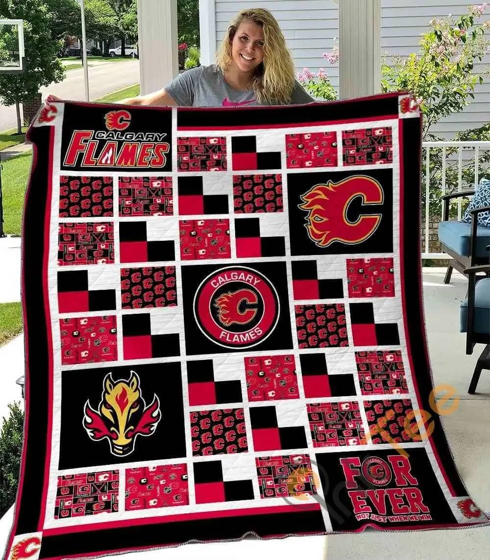 Calgary Flames  Blanket TH0107 Quilt