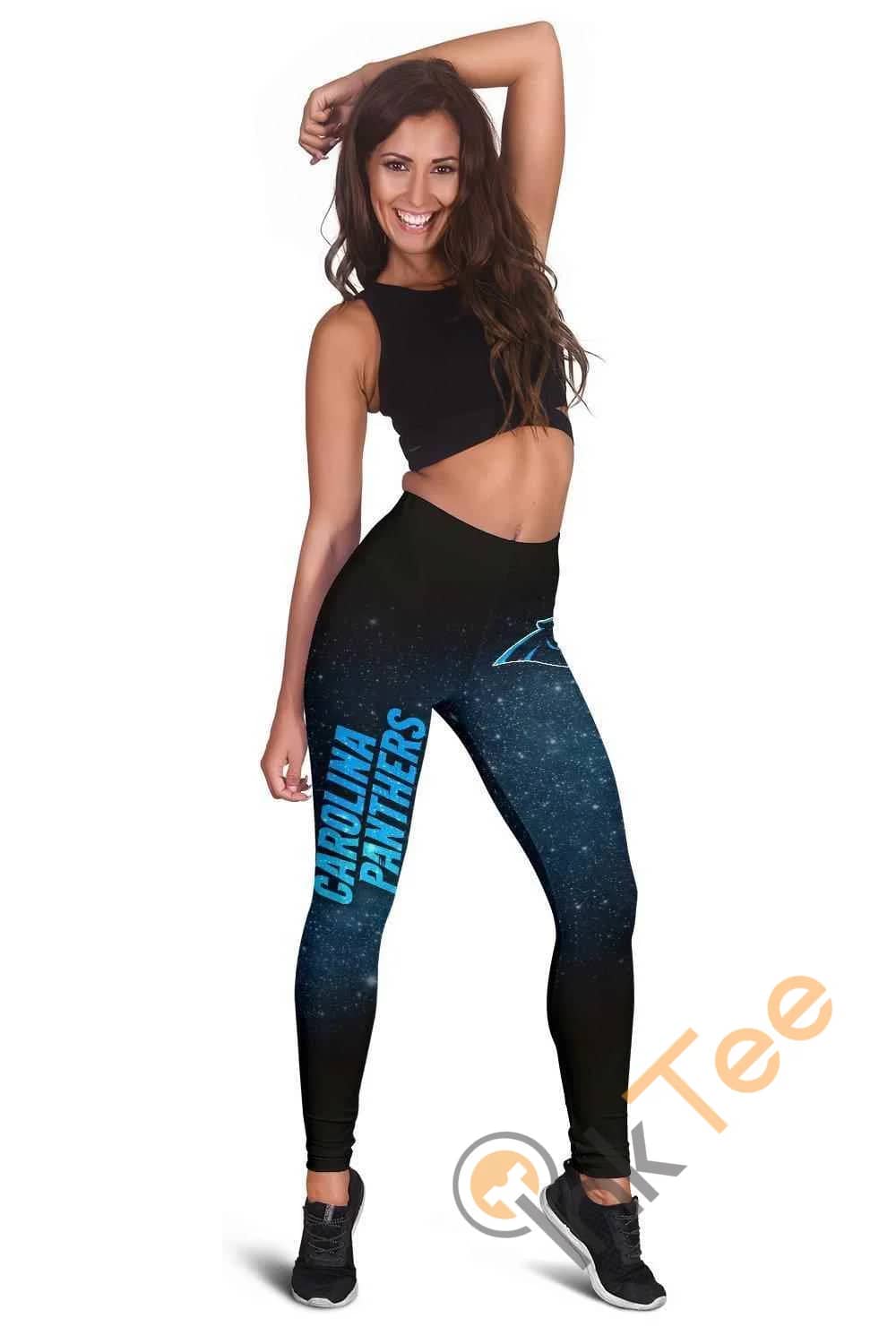 Carolina Panthers 3D All Over Print For Yoga Fitness Women's Leggings