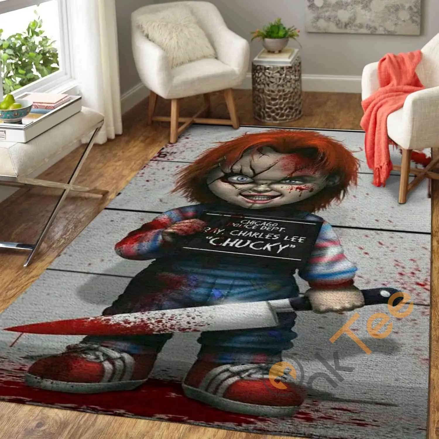 Chucky With The Knife  Child'S Play 120912 Area  Amazon Best Seller Sku 821 Rug
