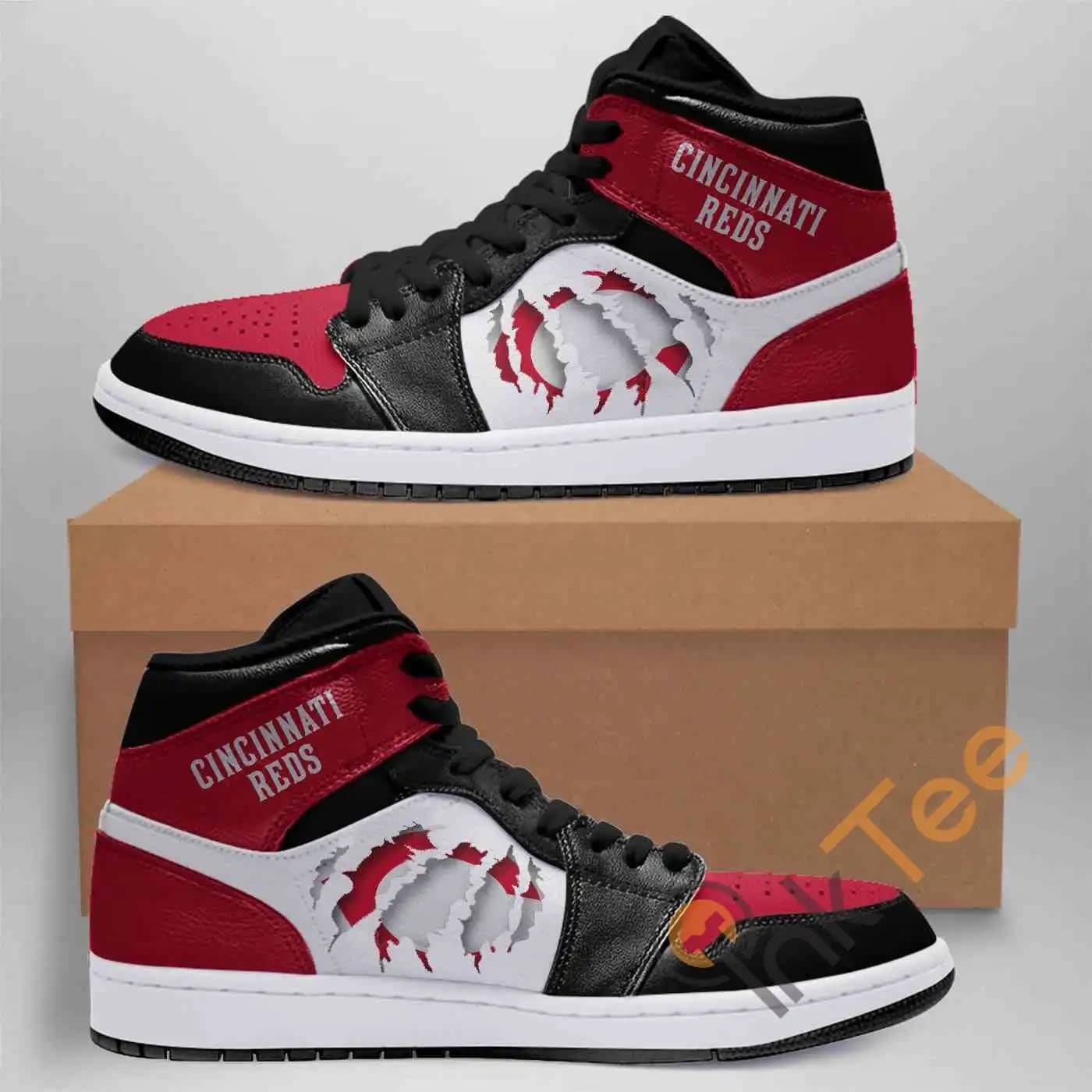 Cincinnati Reds Mlb Custom Air Jordan Shoes