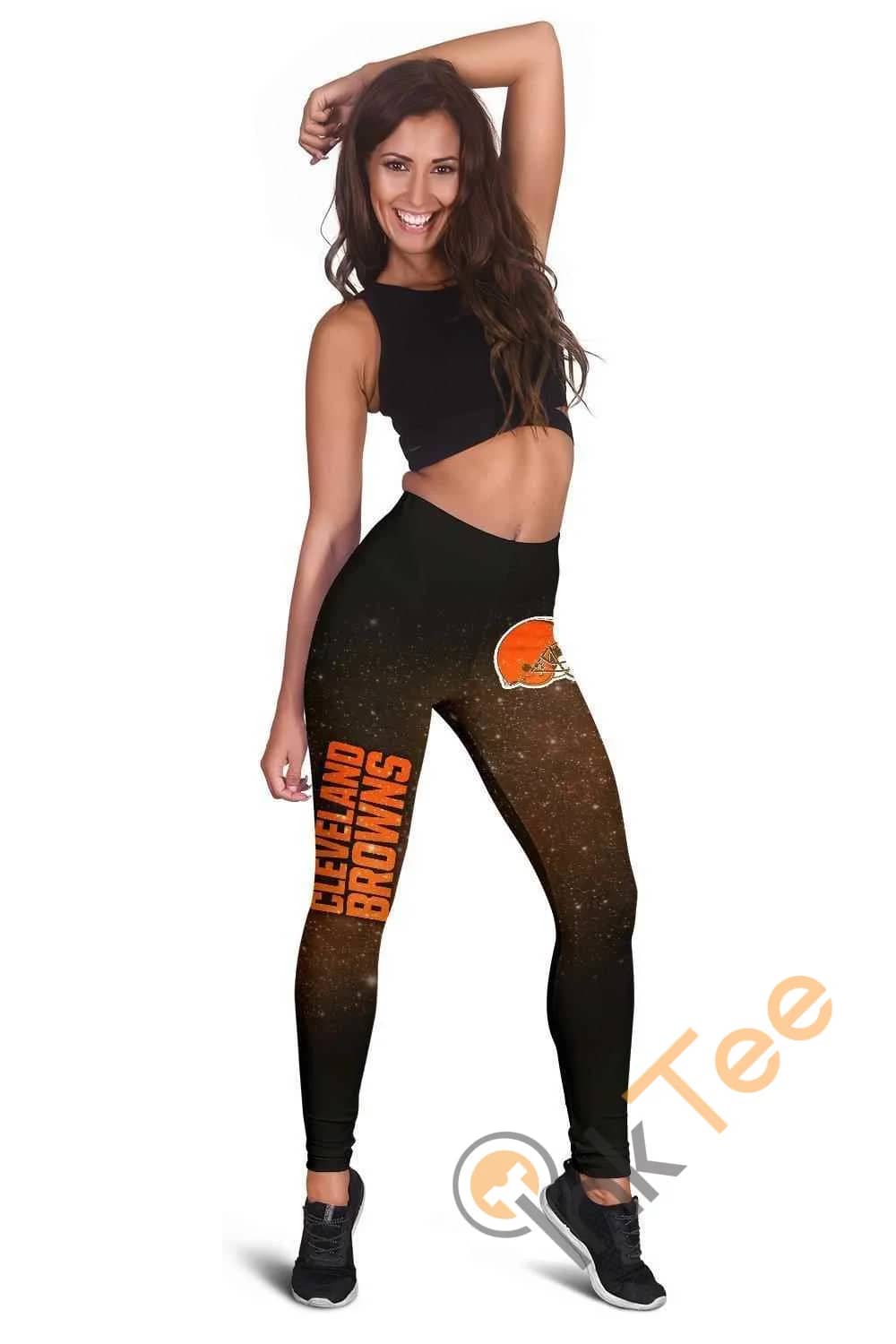 Cleveland Browns 3D All Over Print For Yoga Fitness Women's Leggings